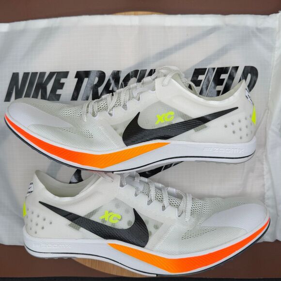 Nike ZoomX Dragonfly XC Mens Sz 11.5 White Cross Country Track Spikes DX7992-100 main image 4